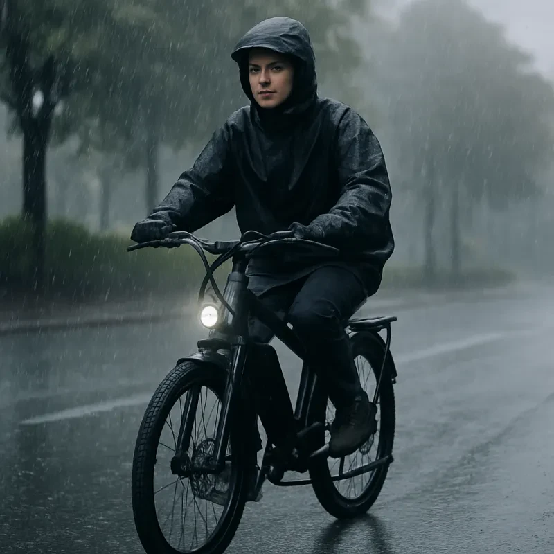 Ride comfortably and confidently in the rain with the right electric bike choices