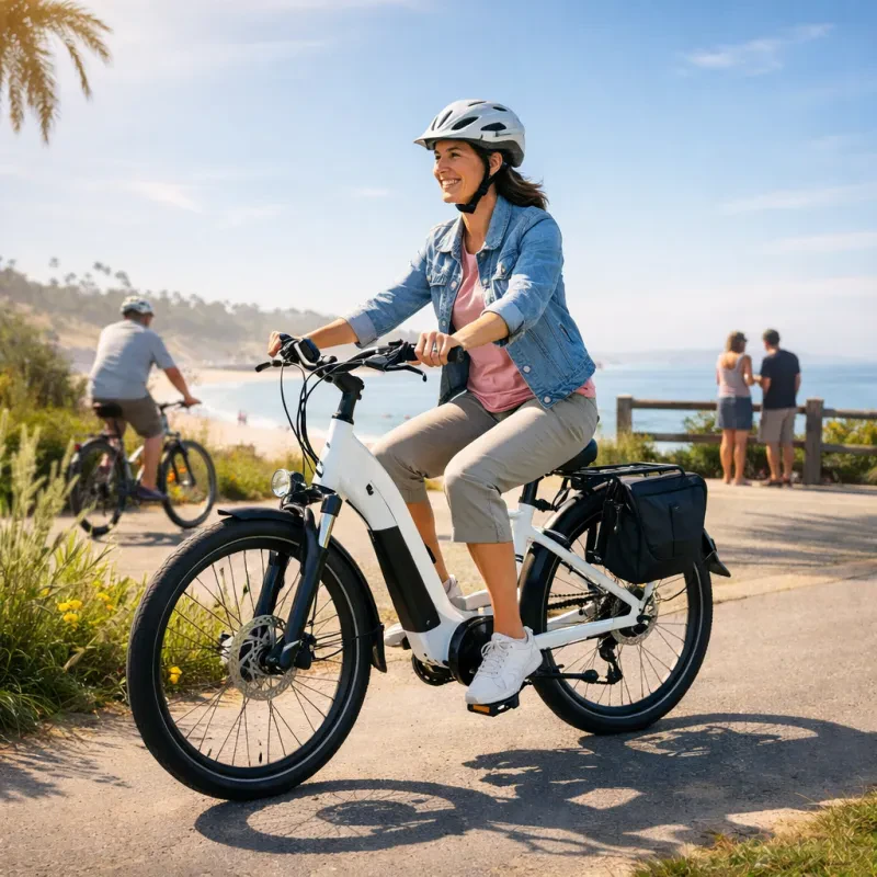 Ride with comfort and confidence on these user-friendly e-bikes
