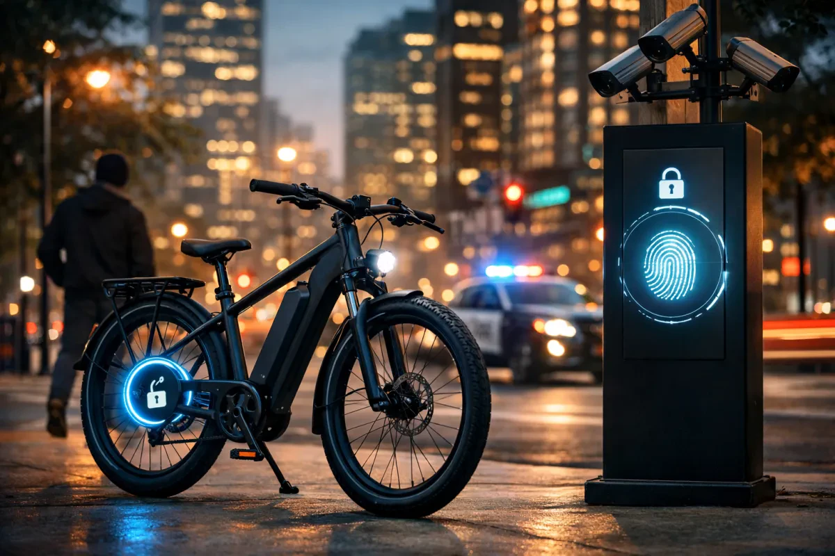 Safe City Electric Bikes With Theft Protection