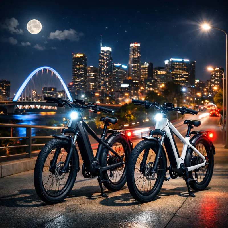 Discover the perfect electric bikes to light up your nighttime rides around the city