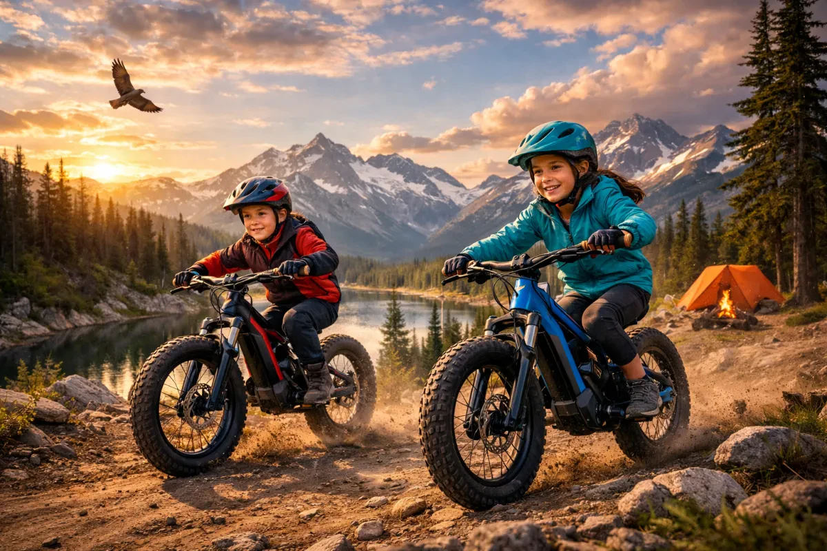 Kids Electric Mountain Bikes for Outdoor Adventure Ready