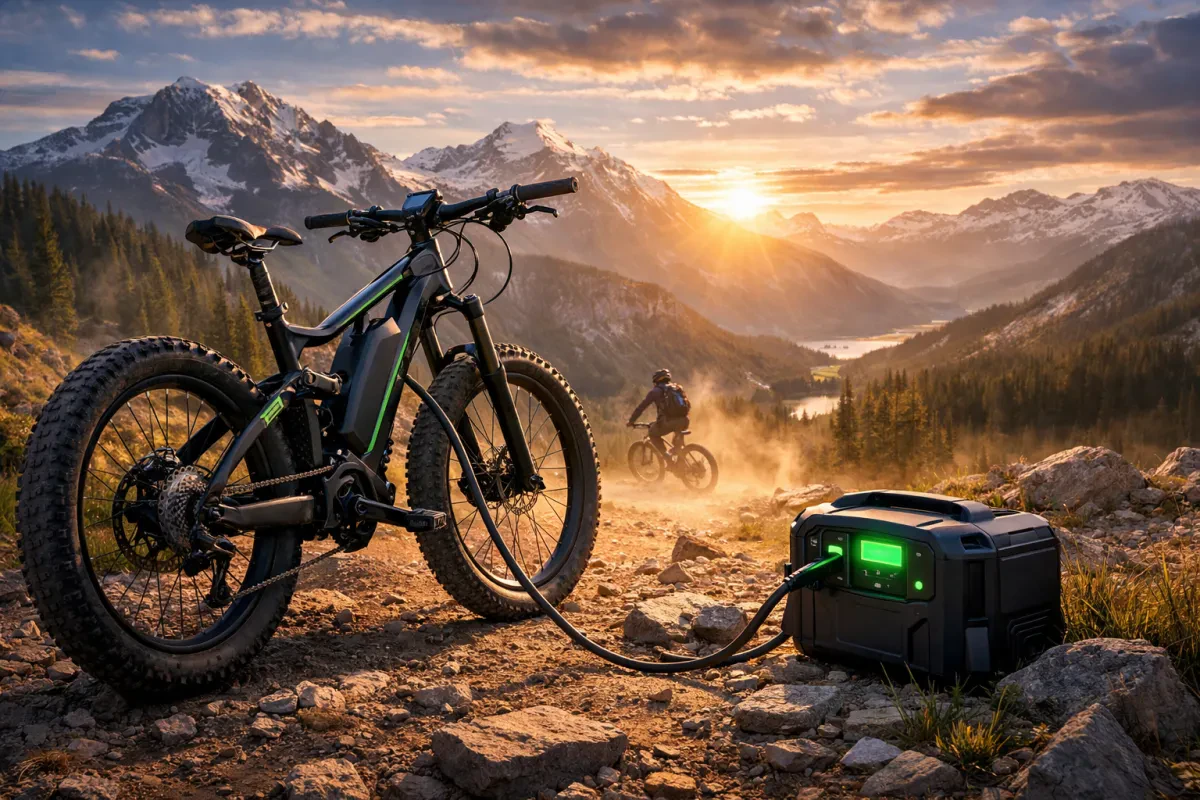 Charge Up Fast with Quick Charging Electric Mountain Bikes