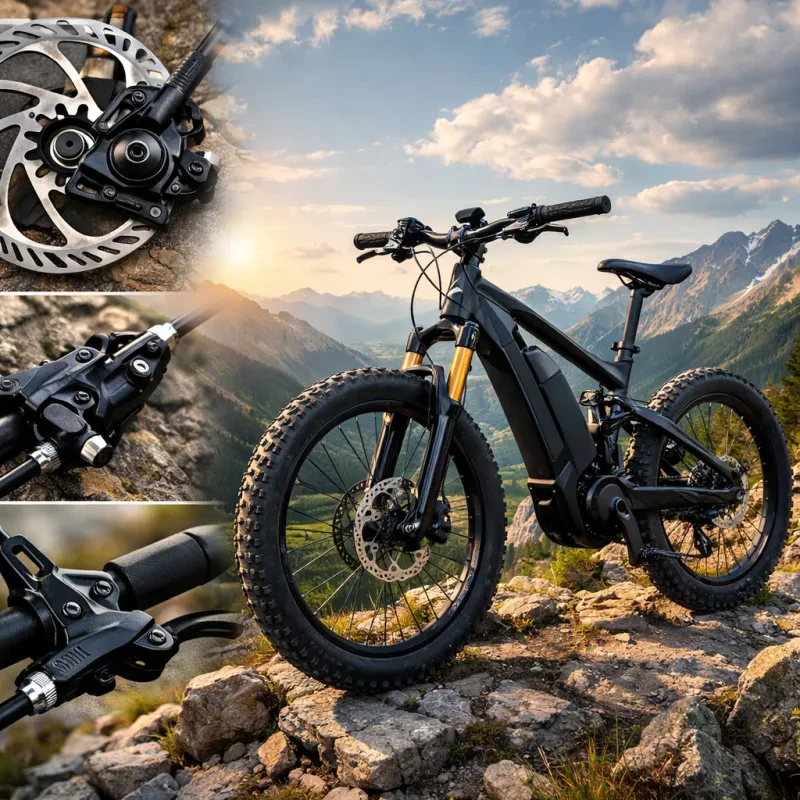 Discover the best electric mountain bikes featuring powerful hydraulic brakes for an unbeatable ride