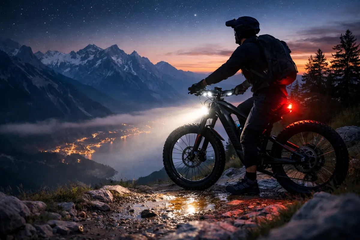 Shine Bright: Electric Mountain Bikes With Integrated Lights