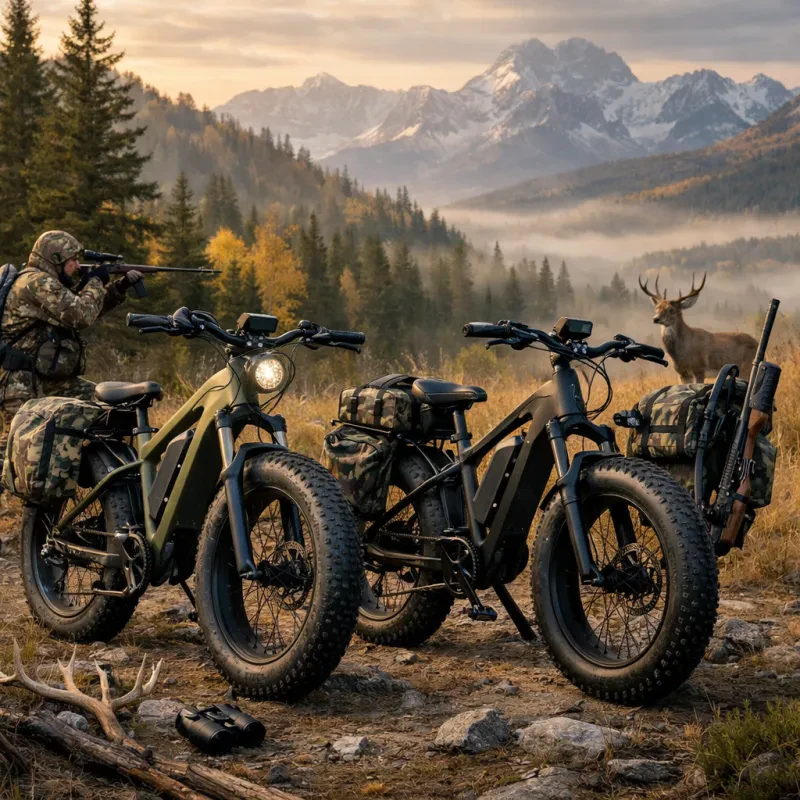 Discover the best electric bikes designed for your hunting adventures