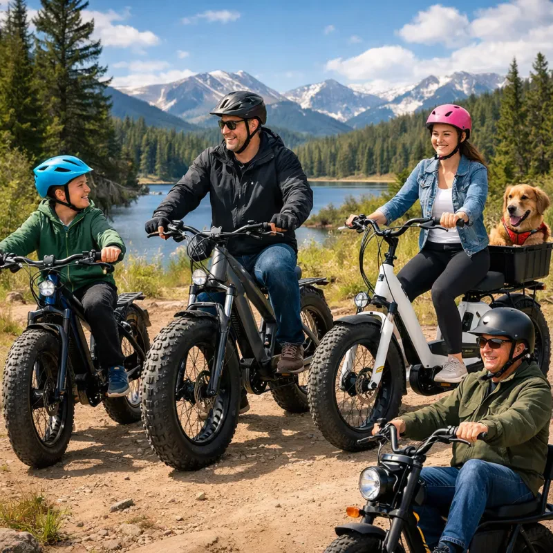 Discover the fun and freedom of riding fat tire electric bikes no matter your age