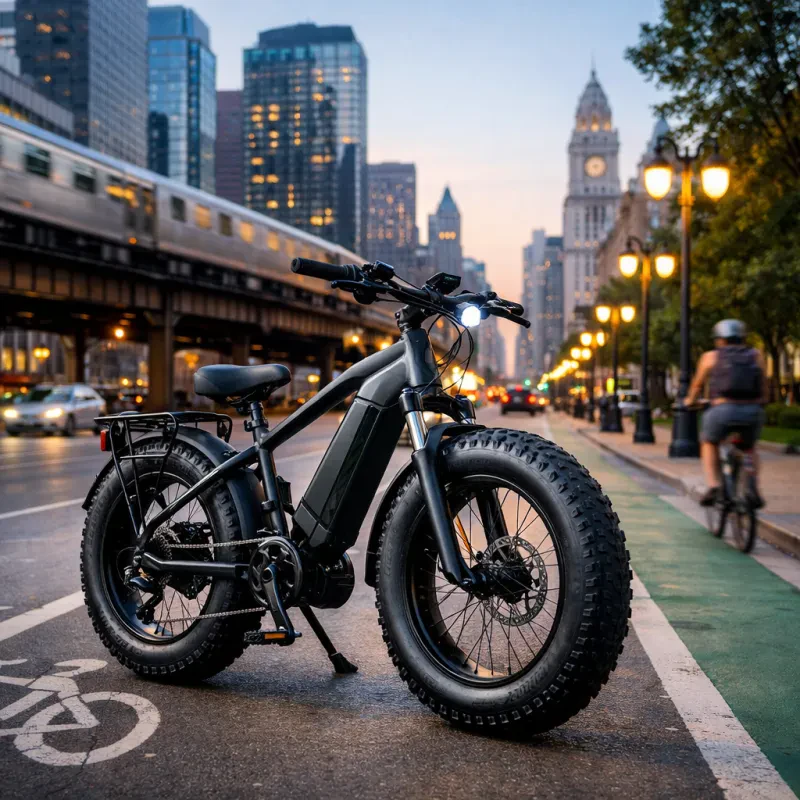 Experience a smoother ride through the urban jungle with fat tire electric bikes