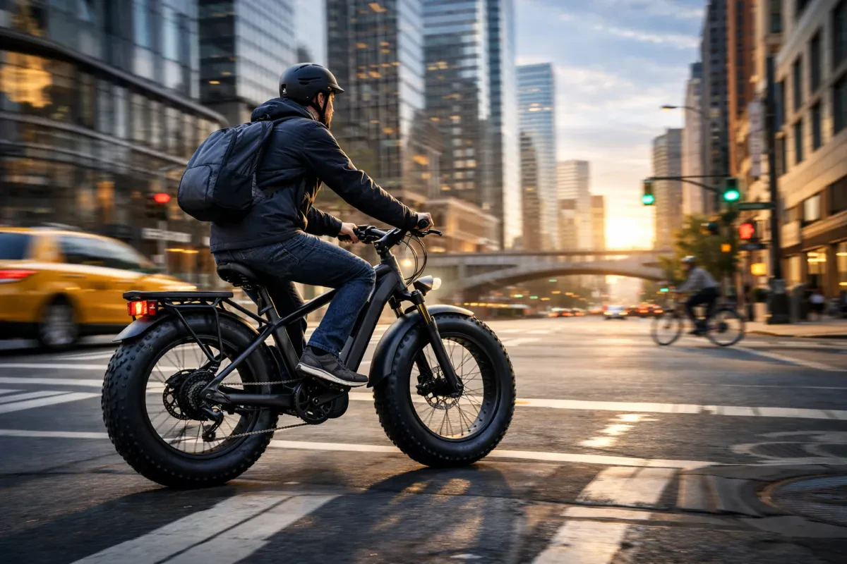 Fat Tire Electric Bikes For City Commuting Made Easy