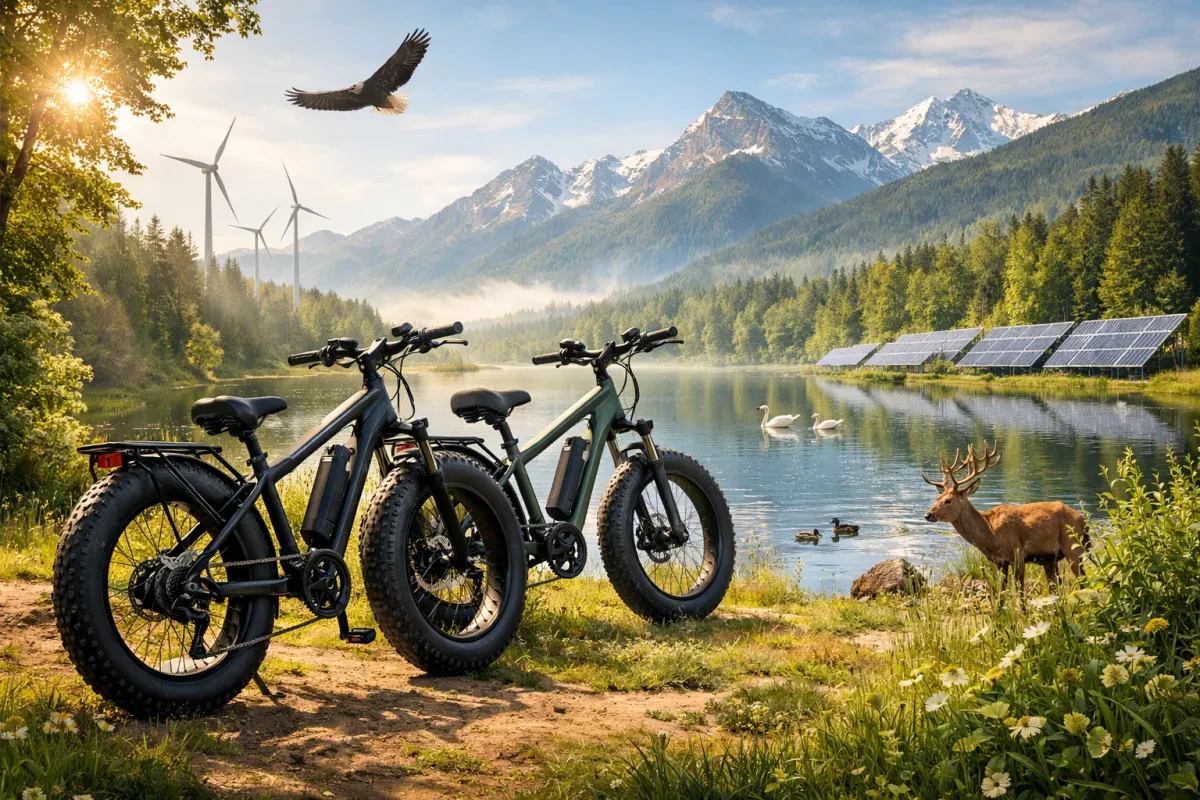 Ride Green with Fat Tire Electric Bikes For Environmental Sustainability