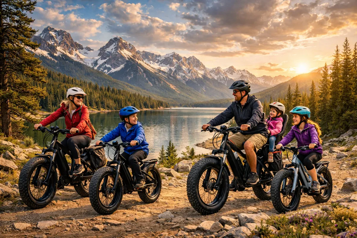 Discover Fat Tire Electric Bikes For Family Adventures