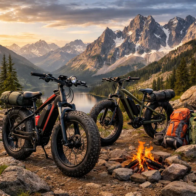 Explore the thrill of off-road riding with fat tire e-bikes
