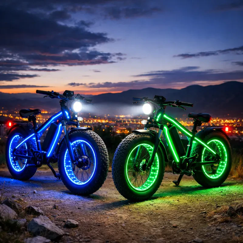 Light up your adventures and ride in style with electric bikes that shine bright
