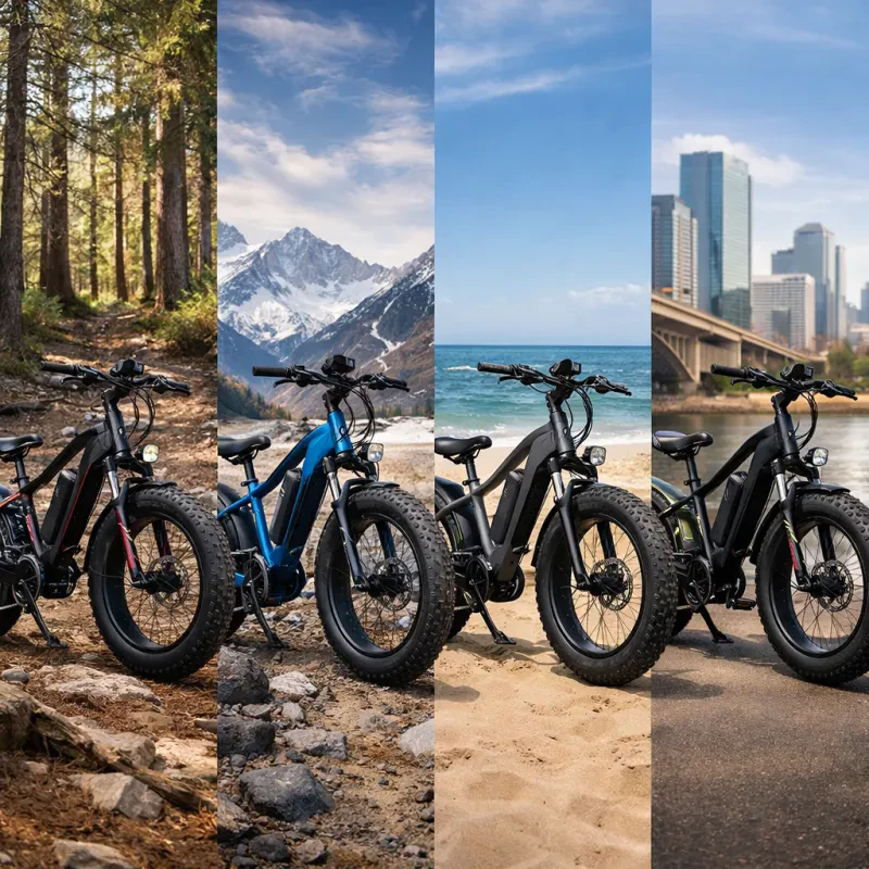 Find your perfect fat tire e bike for any adventure
