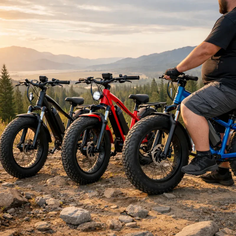 Discover the best e-bikes that offer stability and comfort for bigger riders