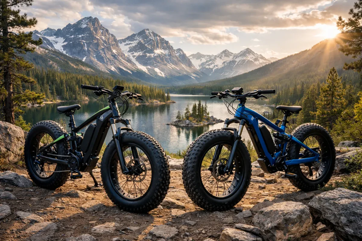 Explore Fat Tire E Bikes With Suspension Options