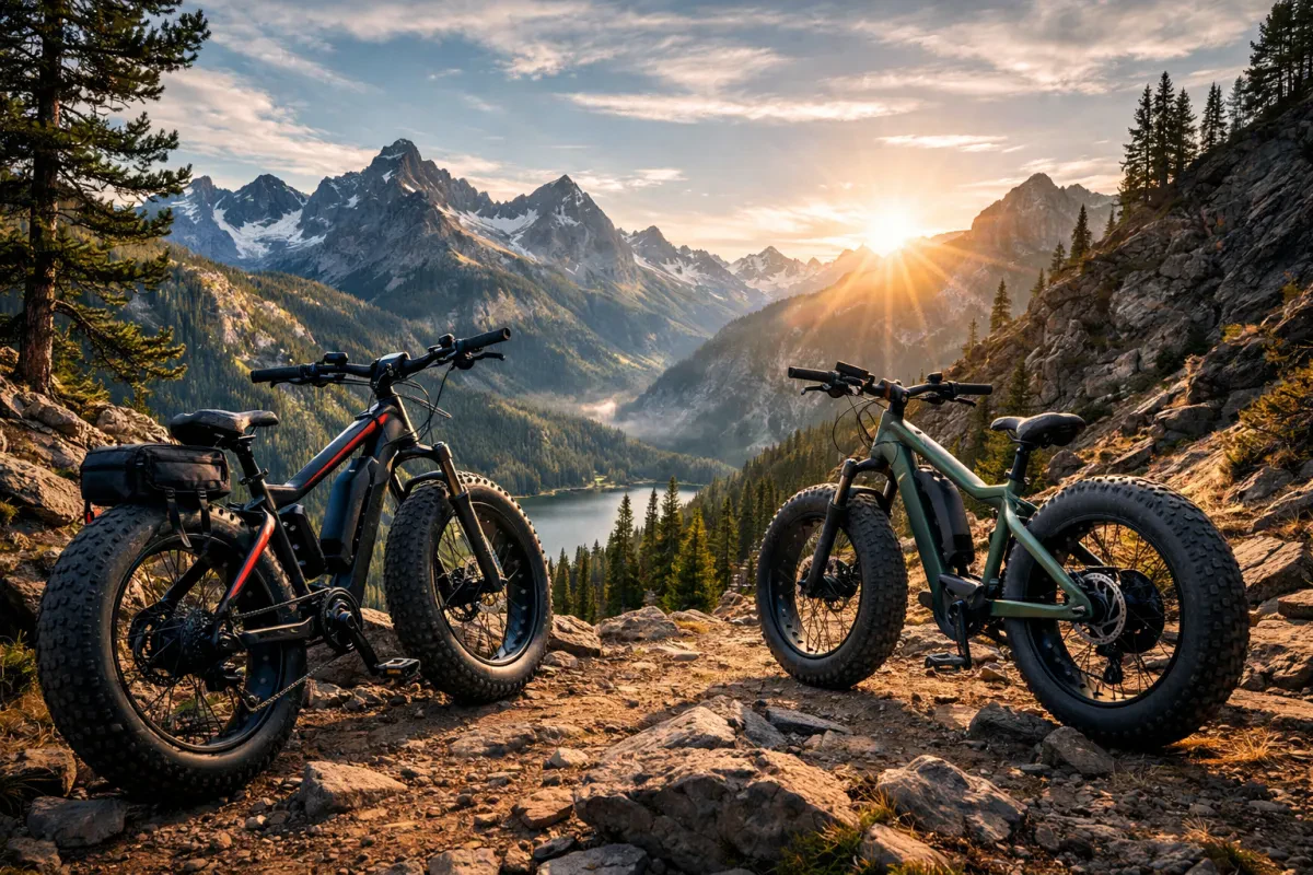 Fat Tire E Bikes For Mountain Trails Adventure