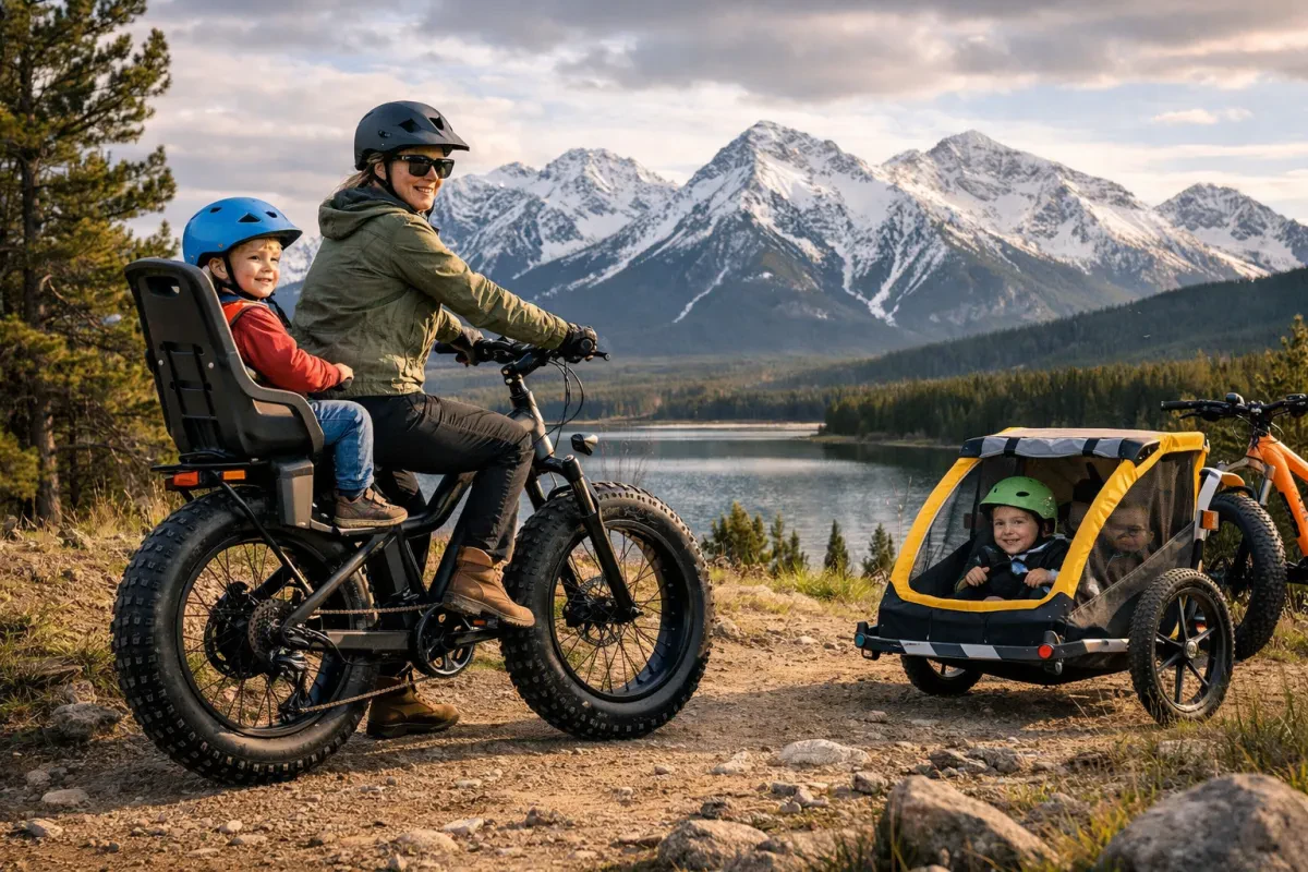 Fat Tire E Bikes With Child Seating Options