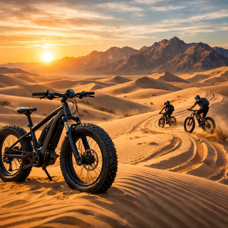 Ride the dunes with power and style using these amazing mountain e-bikes
