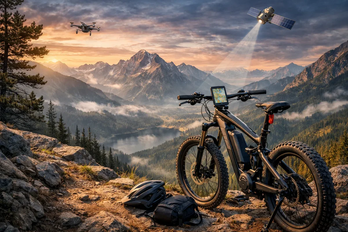 Explore Mountain E Bikes With GPS Today