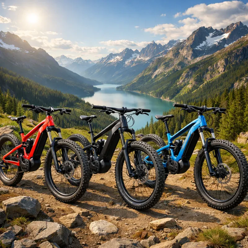 Discover the best electric mountain bikes featuring powerful mid drive motors