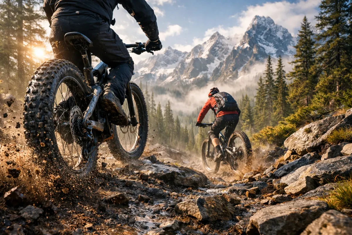 E Mountain Bikes With The Best Traction Unleashed