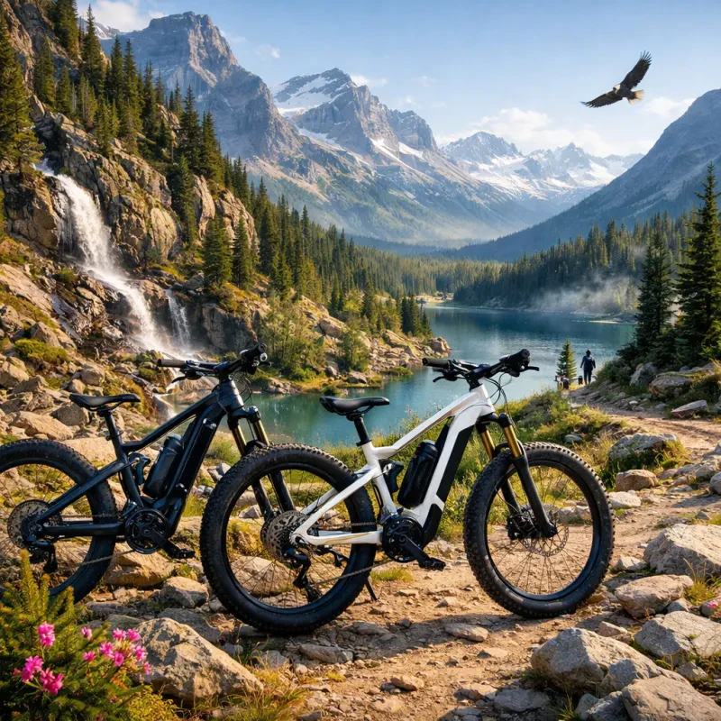 Get ready to hit the trails and discover the great outdoors with these electric mountain bikes