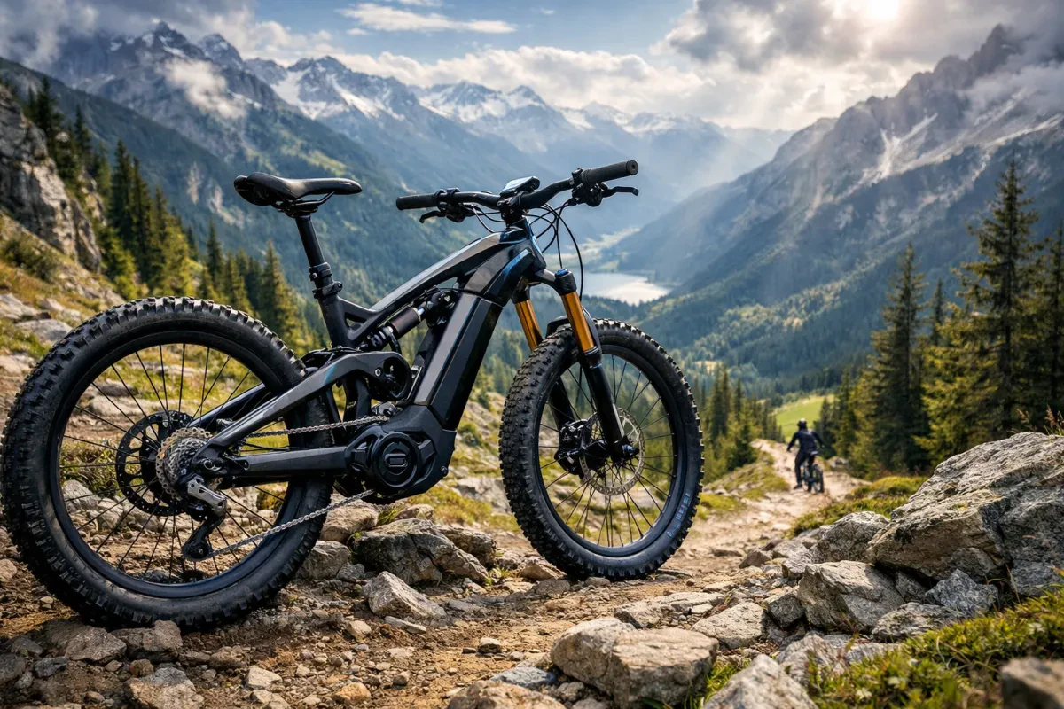 E Mountain Bikes With Suspension System Explained