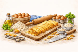 If you’ve been looking at pasta tools or considering investing in pasta cutters, this guide will show you how to get started with what you already have in your kitchen.
