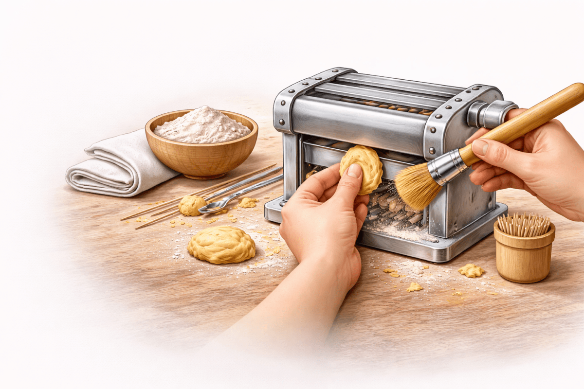 How to clean a pasta maker