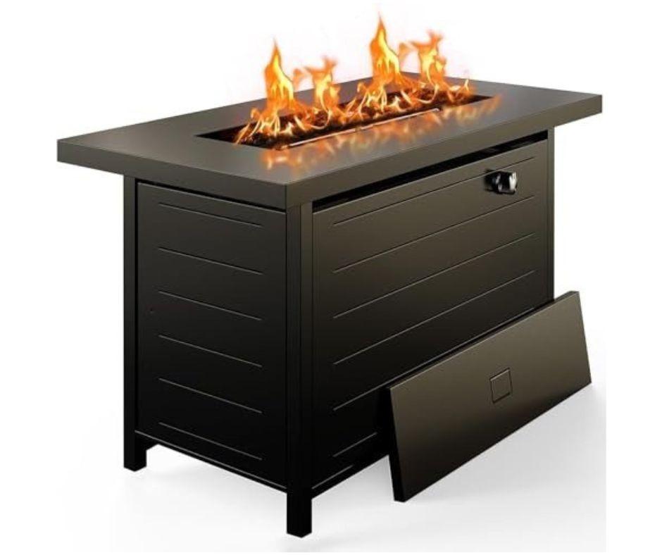 Cozy Gatherings with This 42 Inch Gas Fire Pit