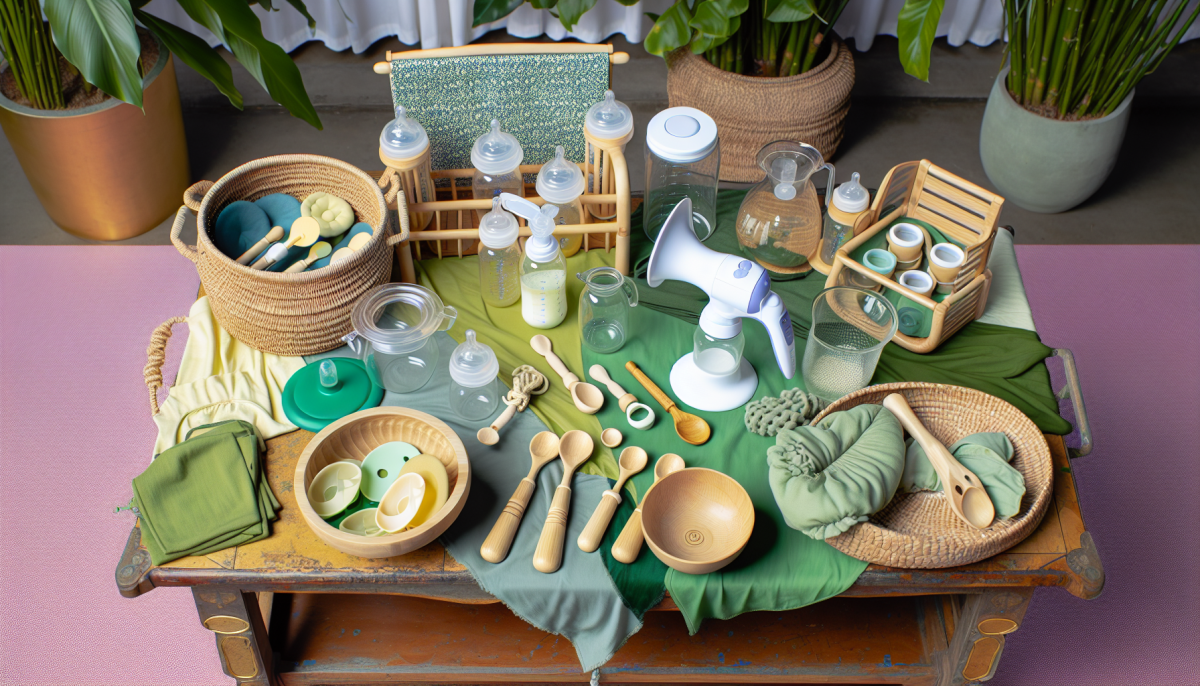 Eco-Friendly Baby Feeding Essentials Including Breast Pumps