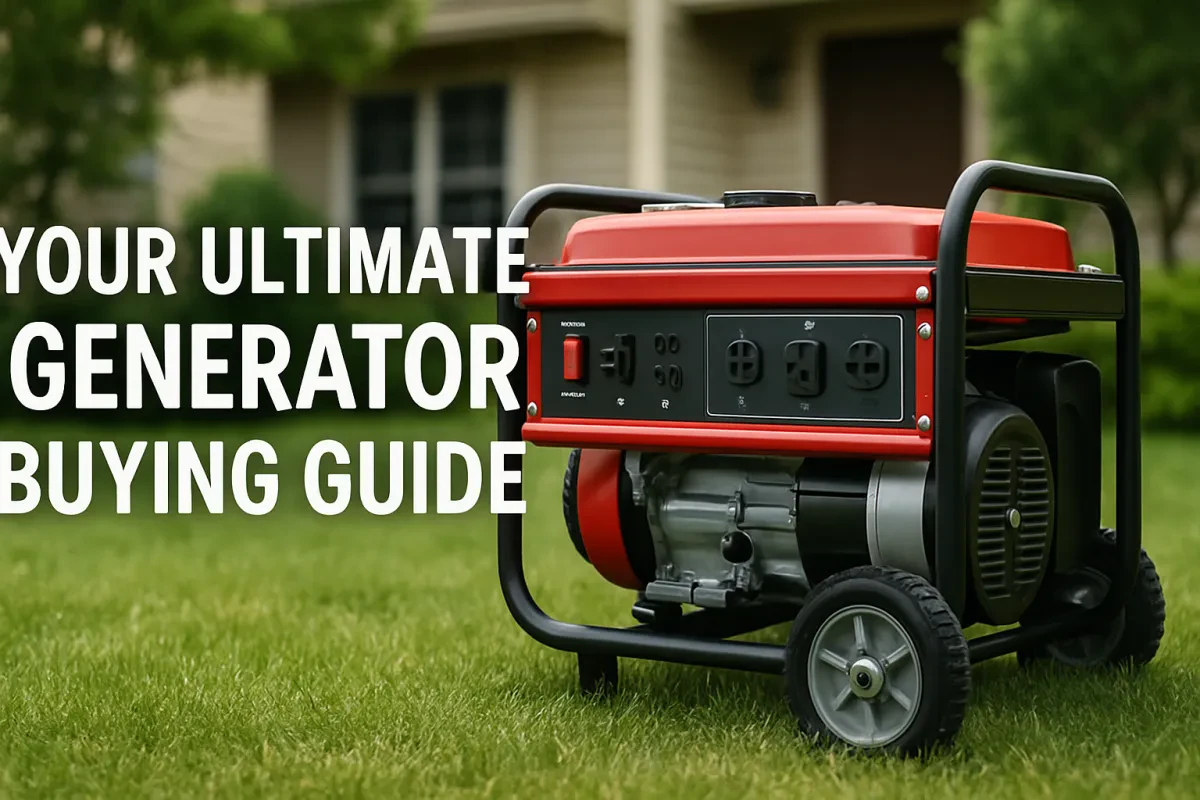 Your Ultimate Generator Buying Guide