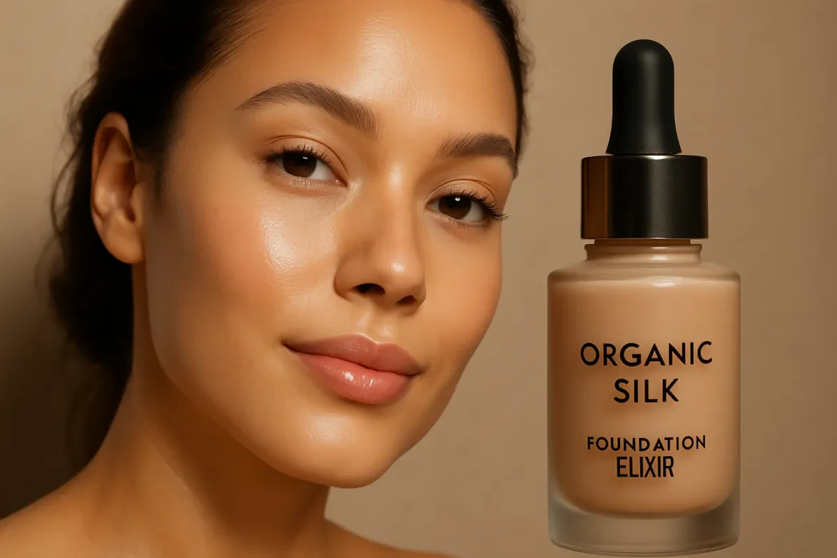 Flawless Glow with Organic Silk Foundation Elixir