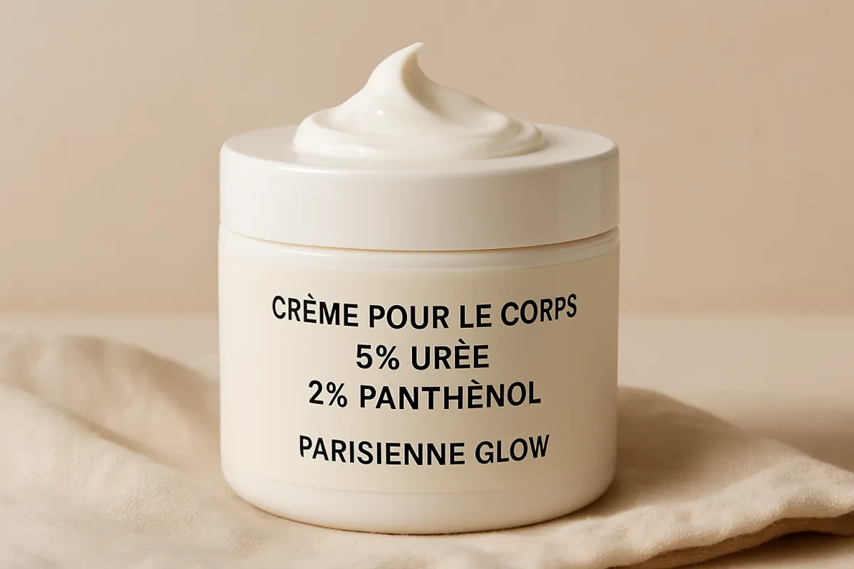 Crème pour le corps 5% urée + 2% panthénol Parisienne Glow Review