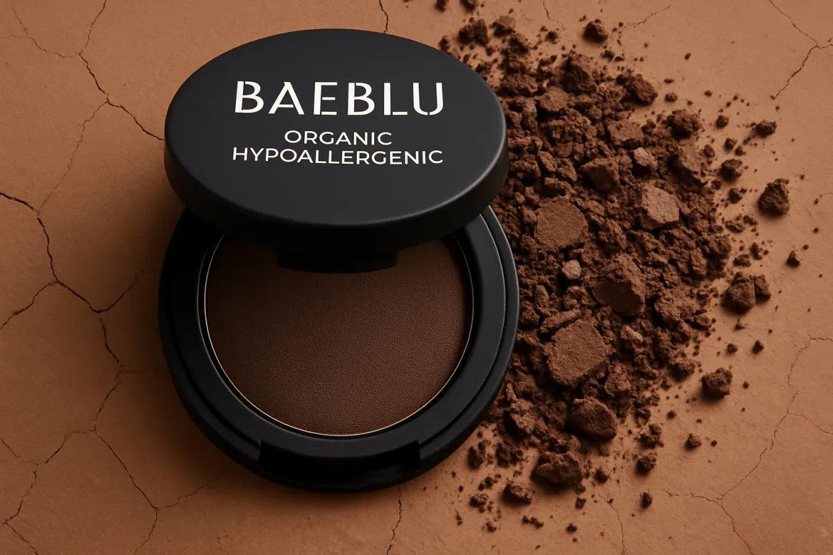 BaeBlu Organic Hypoallergenic Eyeshadow in Bark