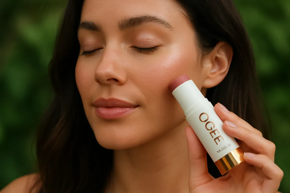 Glow On the Go with Organic Ogee Face Stick