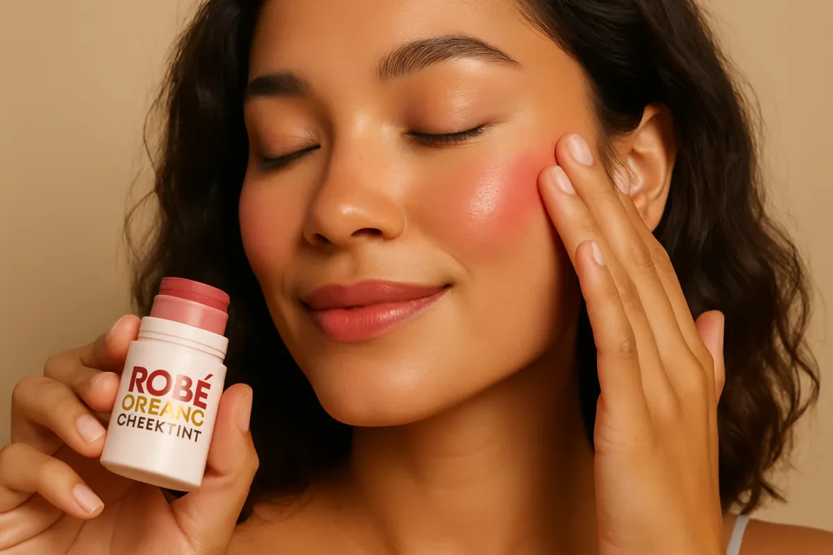 Glow Naturally with US-Made Rosé Organic Cheek Tint