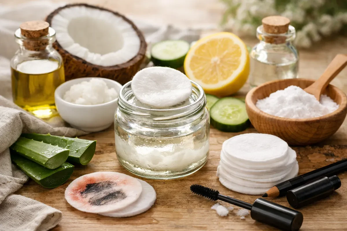 Easy DIY Organic Makeup Remover with Kitchen Staples