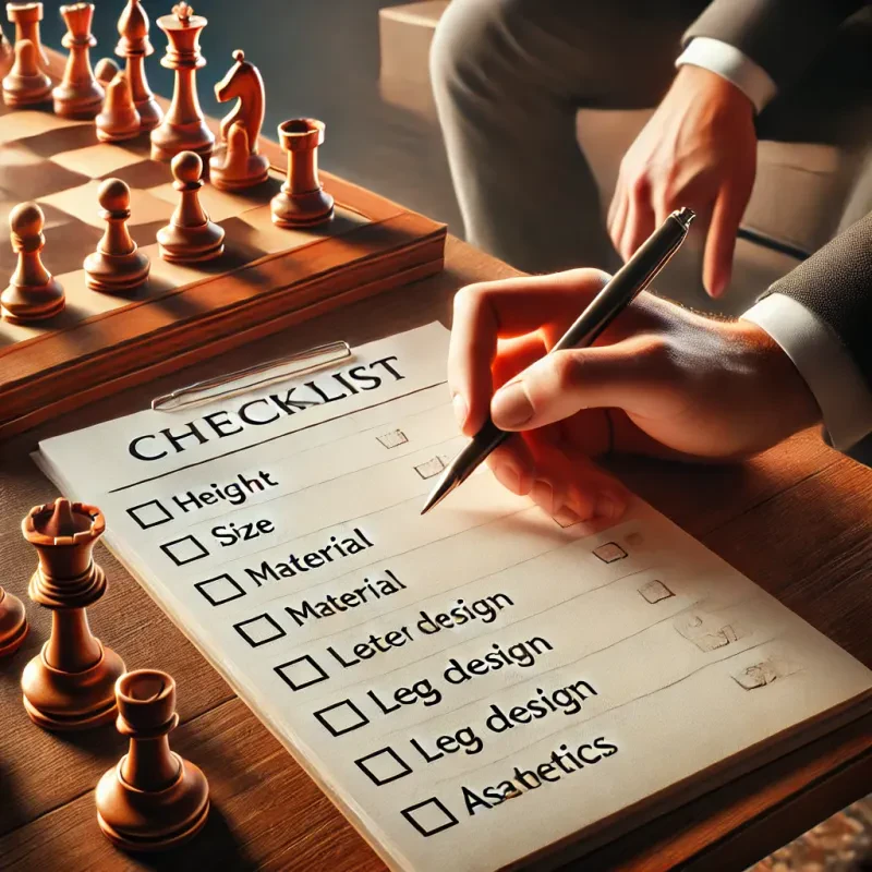 Find the right table to enhance your chess experience and style