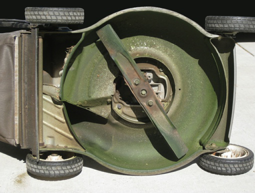 mower deck undercarriage 