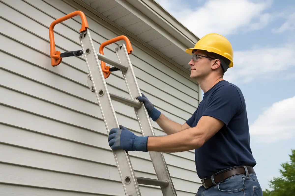 How To Use A Ladder Stabilizer Safely