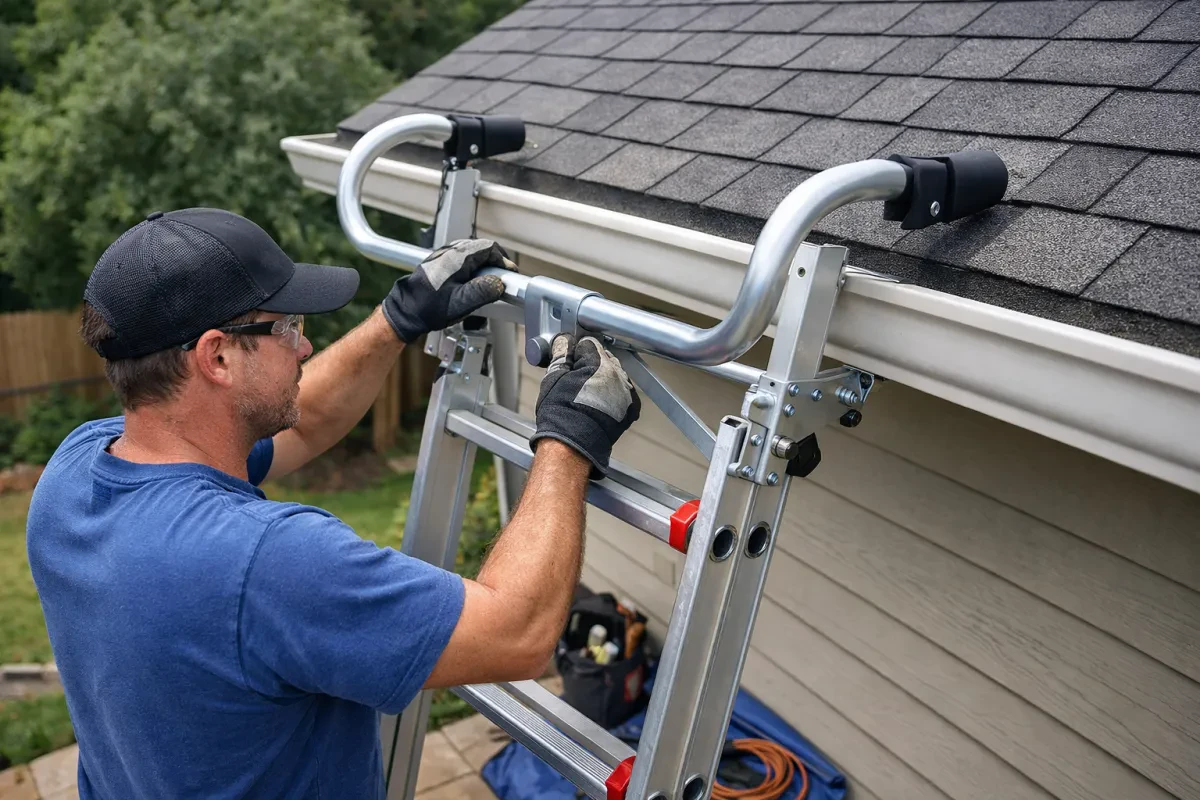How To Install A Ladder Stabilizer Easily