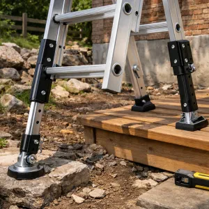 Discover how adjustable ladder levelers can make your projects safer and easier