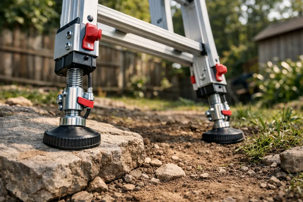 Get Stable with Ladder Leveling Feet