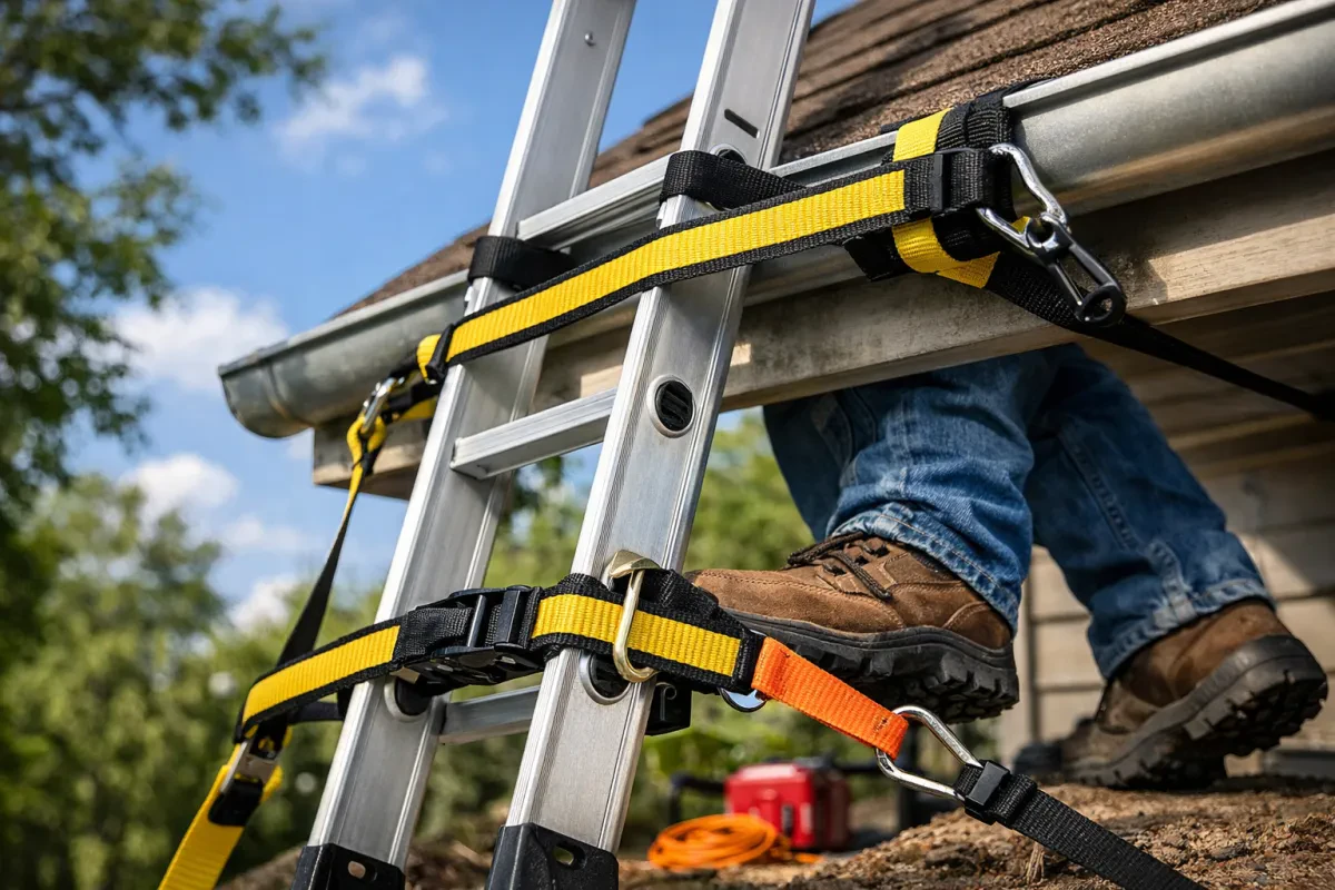 Best Ladder Stabilizing Straps for Safety and Support