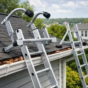 Discover the best ladder stabilizers for safe and easy gutter work
