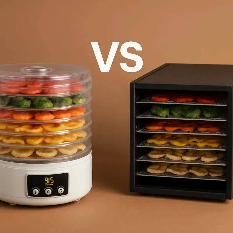Find out which dehydrator style is best for your kitchen needs