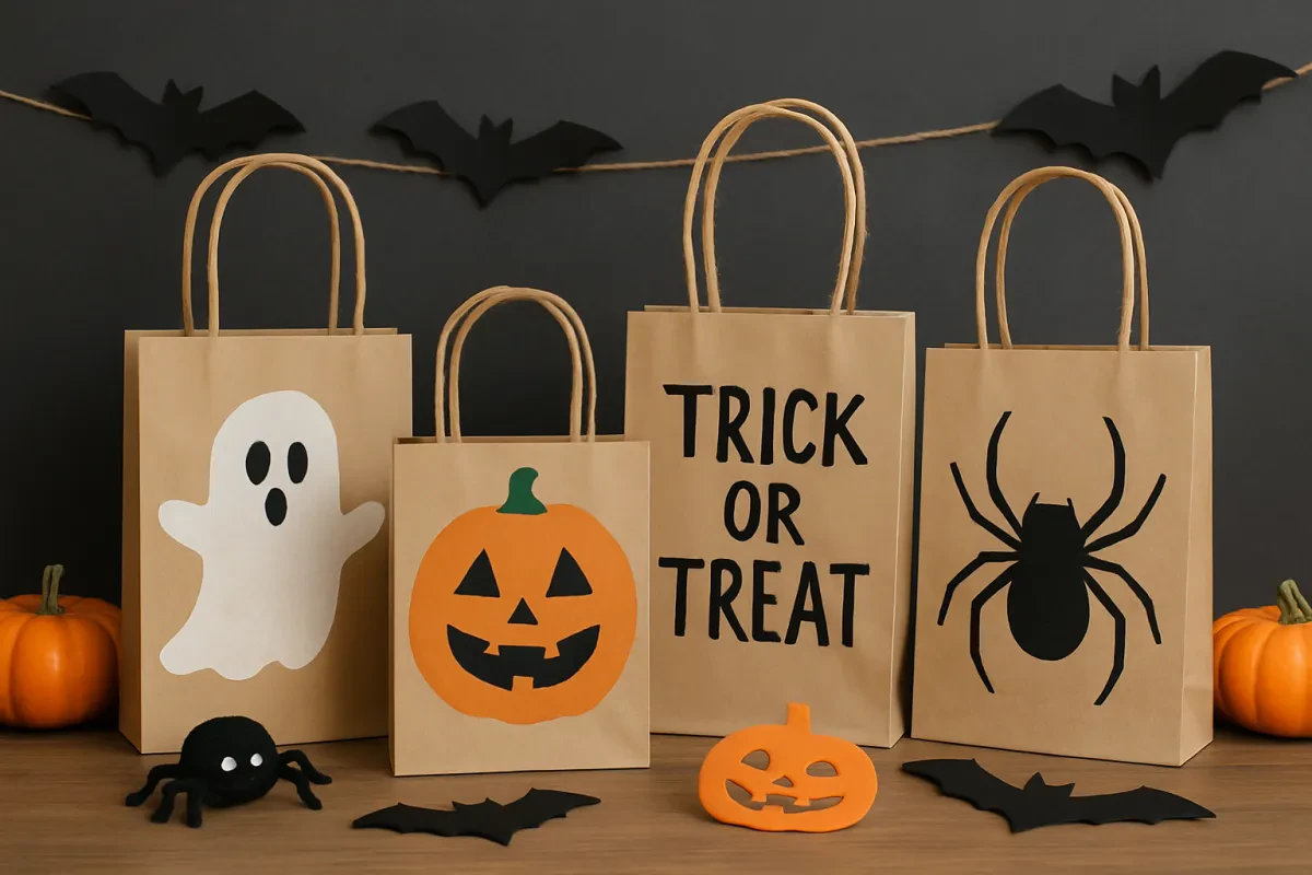 Easy DIY Halloween Trick-or-Treat Bags Ideas