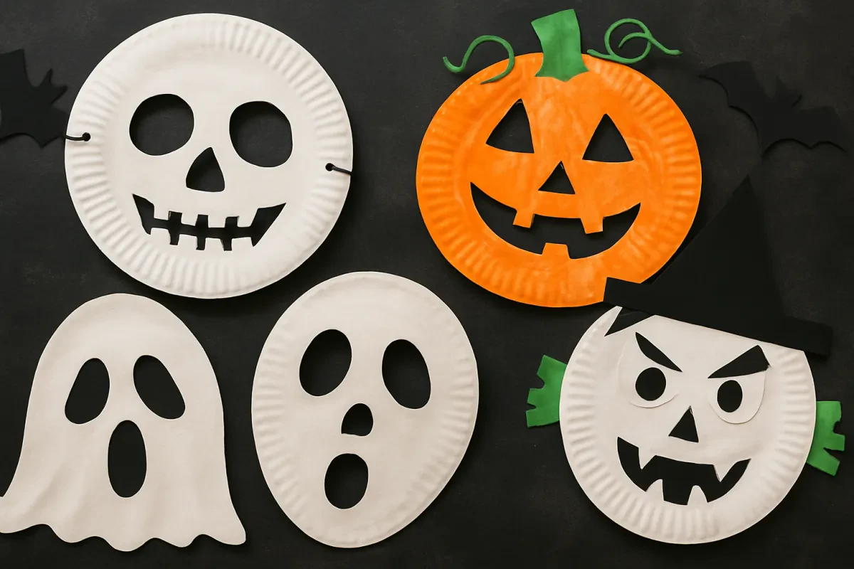 Creative Spooky Paper Plate Mask Ideas for Halloween