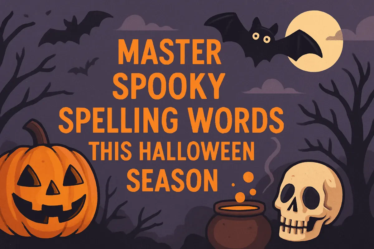 Master Spooky Spelling Words This Halloween Season